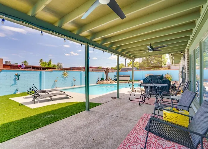Vibrant, Colorful Tucson Abode W/ Pool & Hot Tub